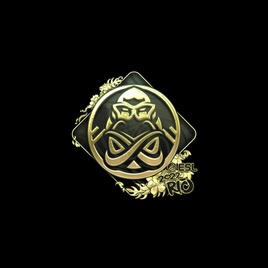 Наклейка | ENCE (золотая) | Рио-2022