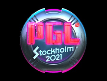 Наклейка | PGL (металлическая) | Стокгольм 2021