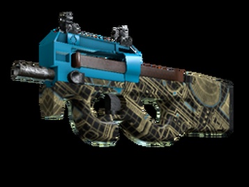 P90 | Чертёж-негатив
