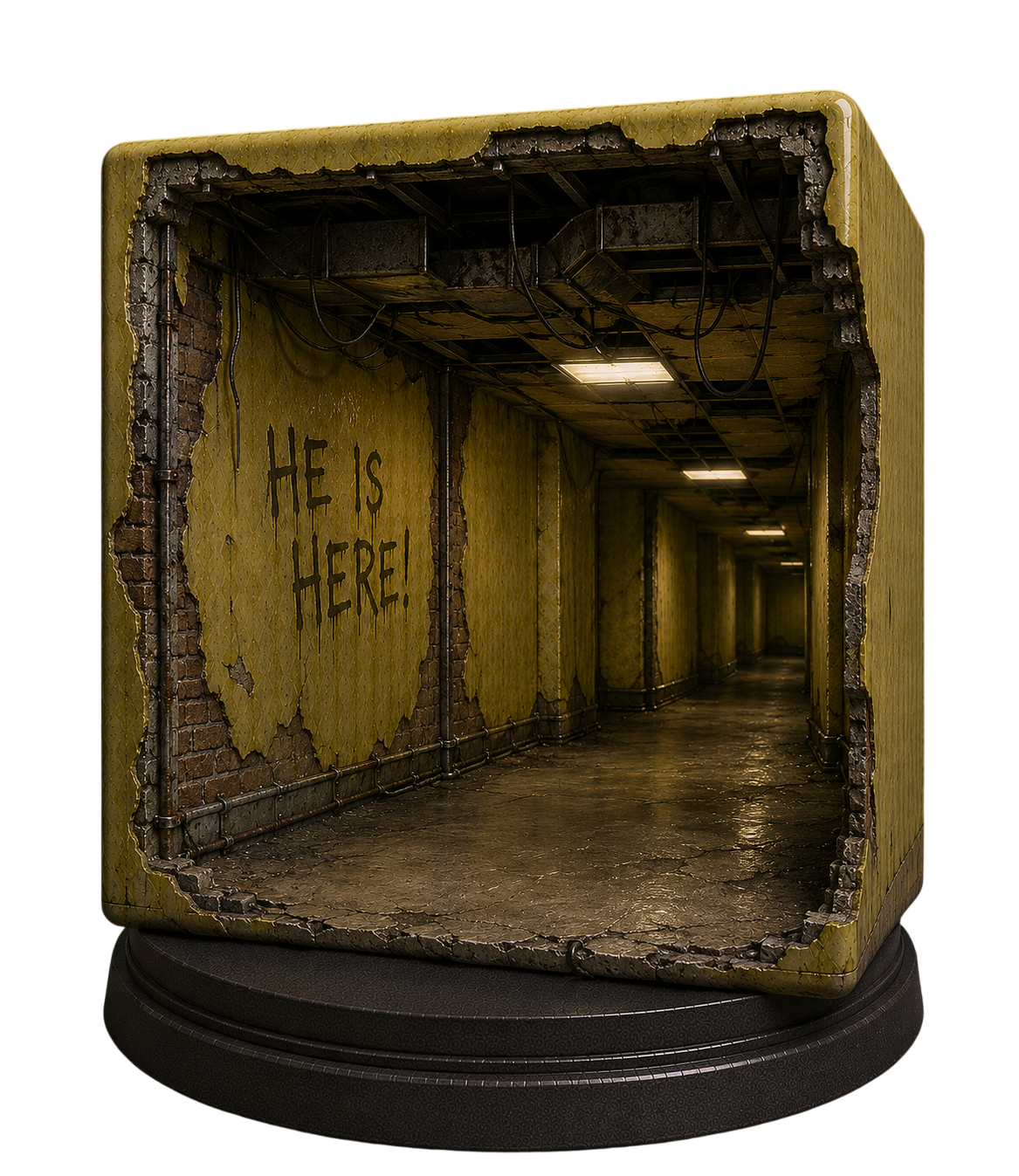 HE IS HERE!
